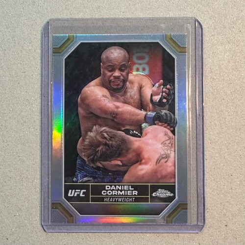 2024 Topps Chrome UFC - DANIEL CORMIER Silver Refractor Card #56