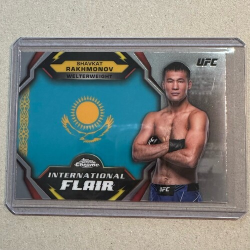 2024 Topps Chrome UFC - SHAVKAT RAKHMONOV International Flair Insert #IFL-5