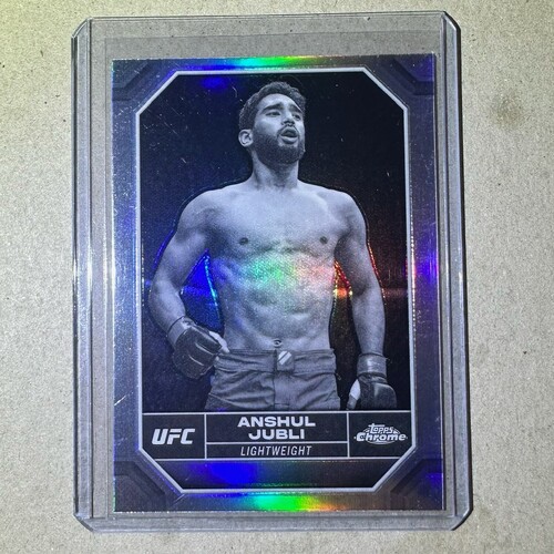 2024 TOPPS CHROME UFC - ANSHUL JUBLI - NEGATIVE REFRACTOR #18