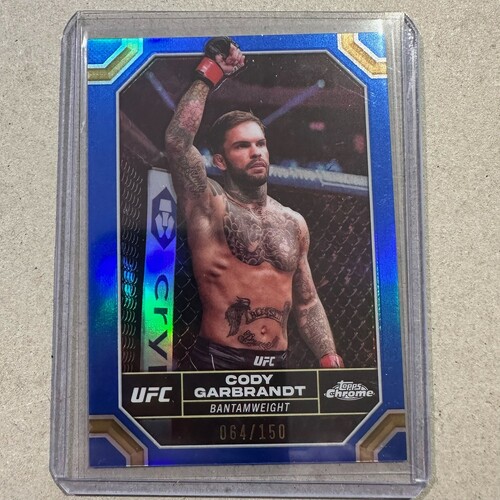 2024 Topps Chrome UFC - CODY GARBRANDT Blue Refractor 064/150 #58