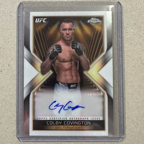 2024 Topps Chrome UFC - Colby Covington Autograph #MEA-CCO