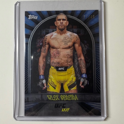 2024 TOPPS UFC NYC - ALEX PEREIRA Blue 21/49 #28