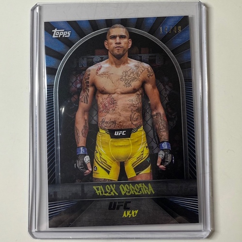 2024 TOPPS UFC NYC - ALEX PEREIRA Blue 14/49 #28