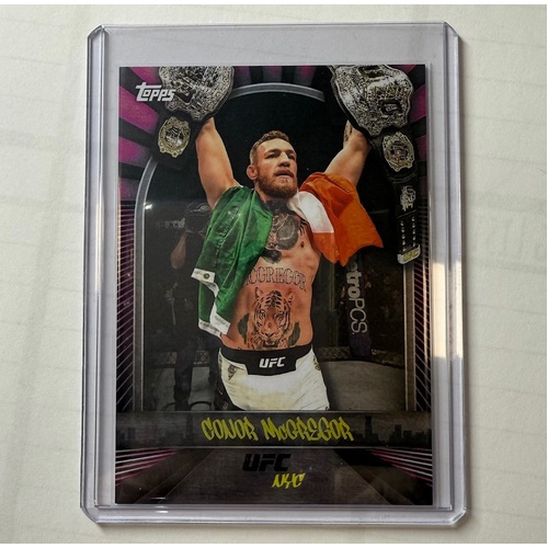 2024 Topps UFC NYC - CONOR McGREGOR Pink 61/75 #29