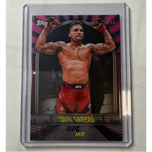 2024 Topps UFC NYC - ERYK ANDERS - Pink 20/75 #12