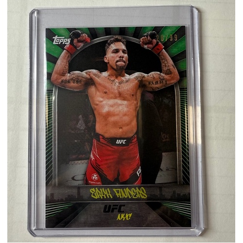 2024 Topps UFC NYC - ERYK ANDERS - Green 28/99 #12