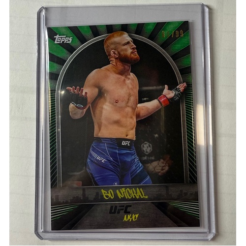 2024 Topps UFC NYC - BO NICKAL - Green 60/99 #5
