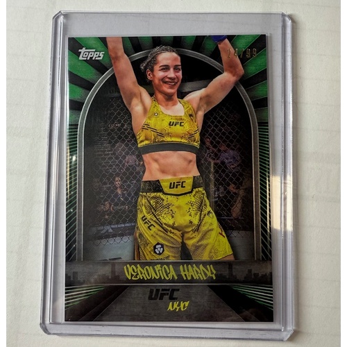 2024 Topps UFC NYC - VERONICA HARDY - Green 24/99 #8