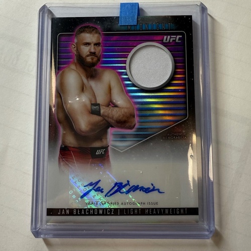 2024 Topps Midnight UFC - JAN BLACHOWICZ - Relic Patch Auto #RCA-JBL