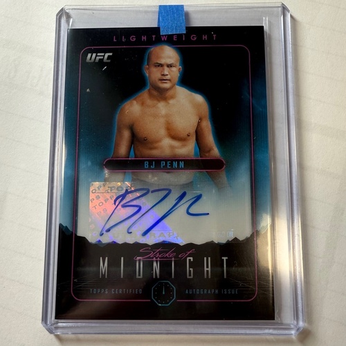 2024 Topps Midnight UFC - BJ PENN Stroke Of Midnight Auto #SMA-BJP