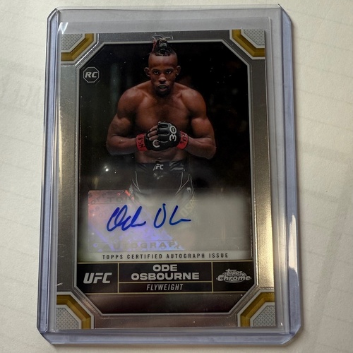 2024 Topps Chrome UFC ODE OSBOURNE Rookie Auto RC #CRA-OOS