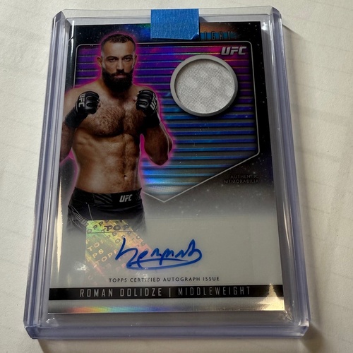 2024 Topps Midnight UFC - ROMAN DOLIDZE Relic Auto #RCA-RDO