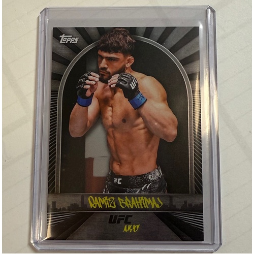 2024 Topps UFC NYC - RAMIZ BRAHIMAJ BASE CARD #16