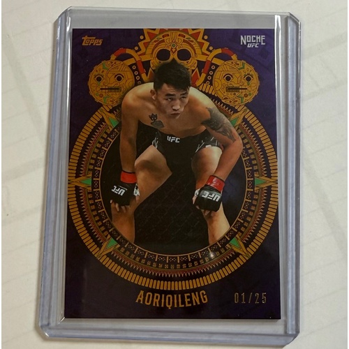 2024 Topps Noche UFC - AORIQILENG - Purple Parallel 01/25 #8