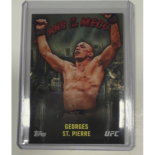 2024 TOPPS UFC NYC - GEORGES ST. PIERRE Titans Of The Mecca BASE CARD #TM-2
