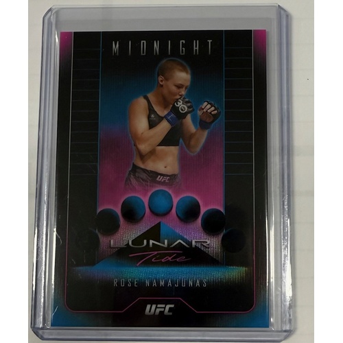 2024 Topps Midnight UFC - ROSE NAMAJUNAS Lunar Tide #LT-1
