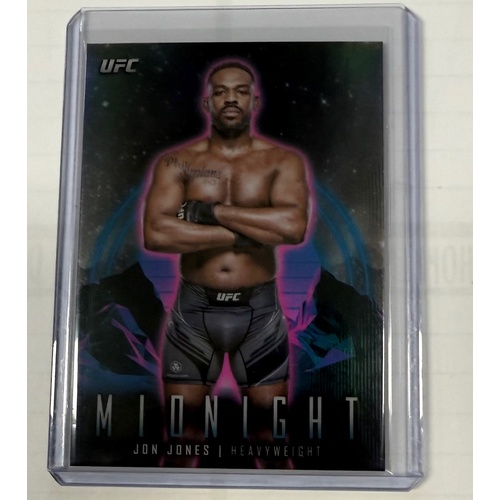 2024 Topps Midnight UFC - JON JONES BASE CARD #100