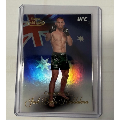 2024 Topps Gold Label UFC - JACK DELLA MADDALENA Country Pride #CP-9