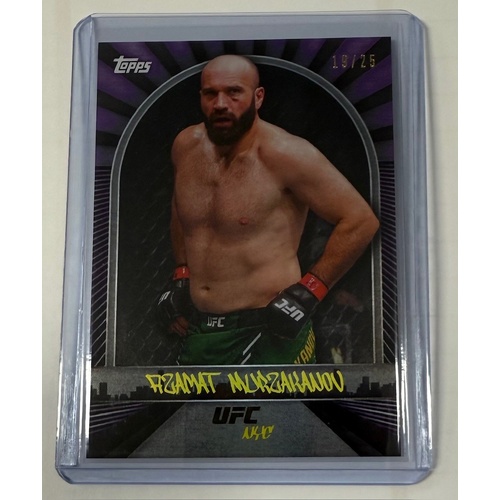 2024 TOPPS UFC NYC - AZAMAT MURZAKANOV Purple 19/25 SP #14