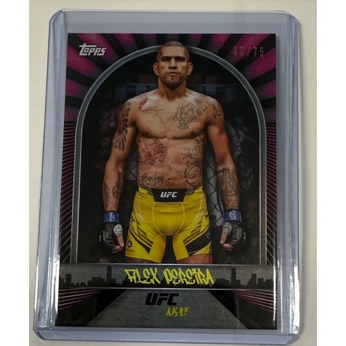 2024 TOPPS UFC NYC - ALEX PEREIRA Pink 49/75 #28