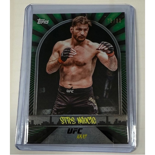 2024 Topps UFC NYC - STIPE MIOCIC - Green 73/99 #2