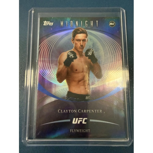 2026 Topps Midnight UFC - Clayton Carpenter #84 RC