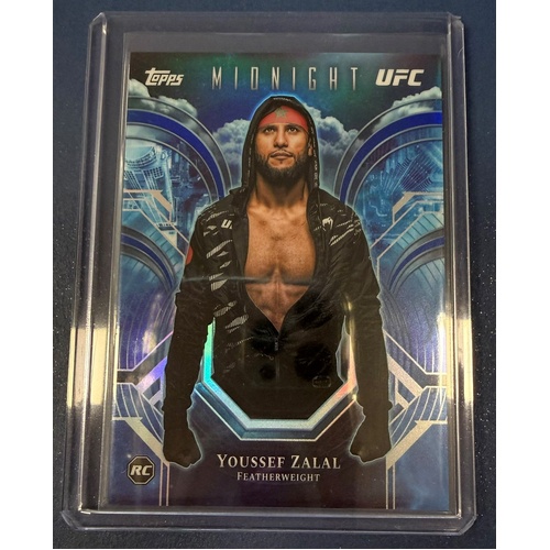 2026 Topps Midnight UFC - YOUSSEF ZALAL ROOKIE Night Watch RC PC-11