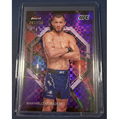 2024 Topps Finest UFC - MAKHMUD MURADOV Purple Checkerboard 091/150 #24