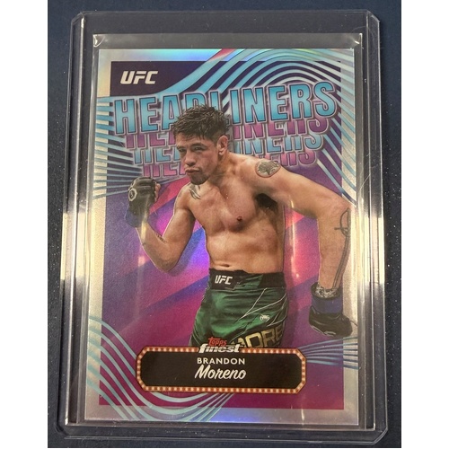 2024 Topps Finest UFC - BRANDON MORENO Headliners Refractor #HDL-10