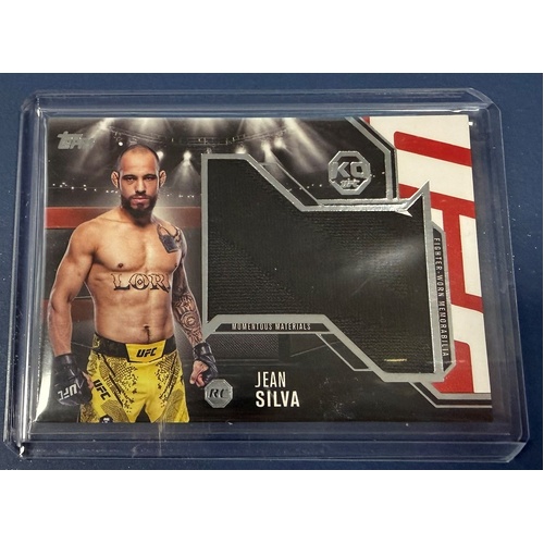 2025 Topps Knockout UFC - JEAN SILVA RC Momentous Materials Relic Card #MMR-JS