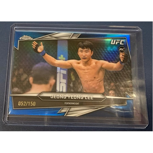 2026 Topps Chrome UFC - JEONG YEONG LEE Rookie 052/150 #196 RC