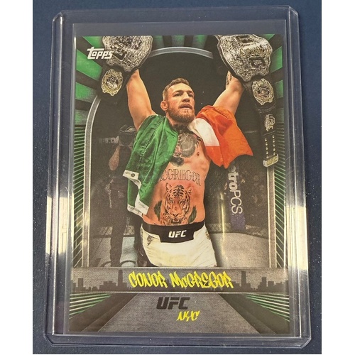 2024 Topps UFC NYC - CONOR MCGREGOR Green 68/99 #29