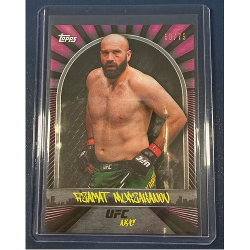 2024 TOPPS UFC NYC - AZAMAT MURZAKANOV PINK 68/75 #14