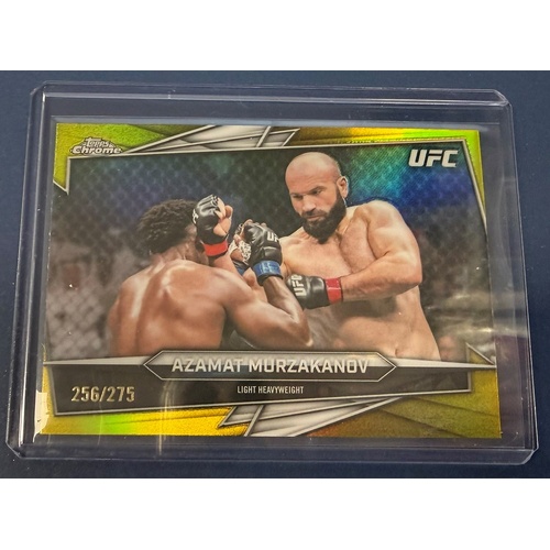 2026 Topps Chrome UFC - AZAMAT MURZAKANOV Yellow 256/275 #19
