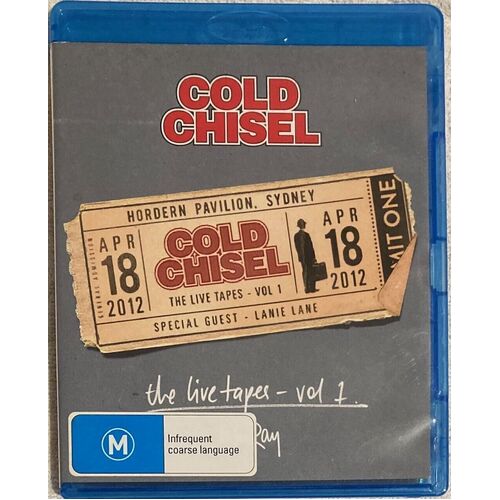 Cold Chisel Live Tapes Vol 1 Live At Hordern Pavilion (Blu-ray 2013) All Regions