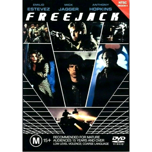 FREEJACK (1992) New Dvd R4 EMILIO ESTEVEZ MICK JAGGER ***