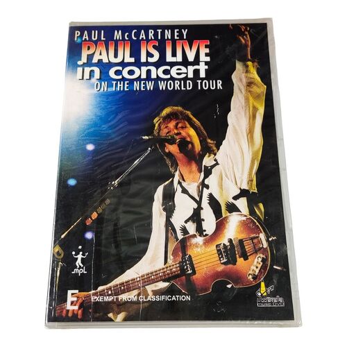 Paul McCartney Live in Concert on the New World Tour DVD