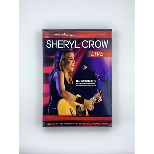 Sheryl Crow Live Sound Stage (DVD, 2008)