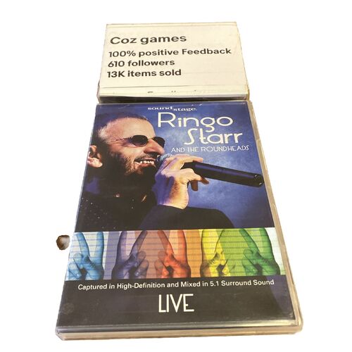 RINGO STARR AND THE ROUNDHEADS LIVE SOUNDSTAGE DVD FROM GENESEE THEATRE ILLINOIS