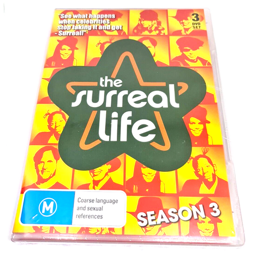 THE SURREAL LIFE Complete Series Season 3 DVD  Reality TV RARE