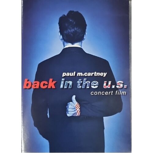 Paul McCartney - Back in the U.S.-Concert Film DVD (Region All, 2002)