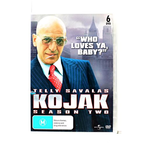 Have one to sell? Sell it yourself Kojak - Season 2 - Telly Savalas (6 Disc Set) Region 4 DVD