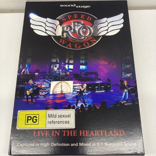 Reo Speedwagon - Live In The Heartland region 4 DVD (music / concert)