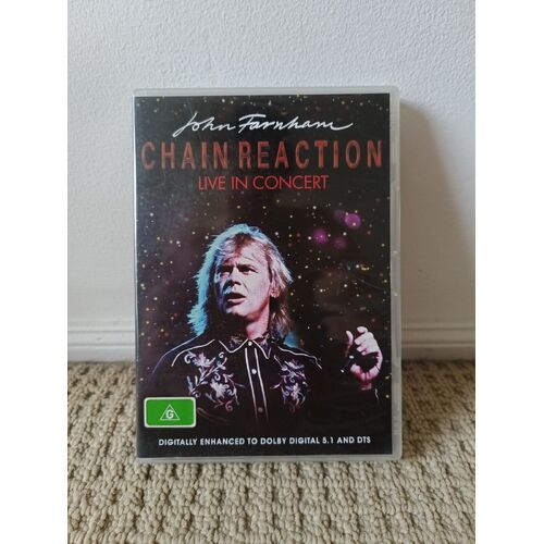 John Farnham Chain Reaction Live In Concert DVD