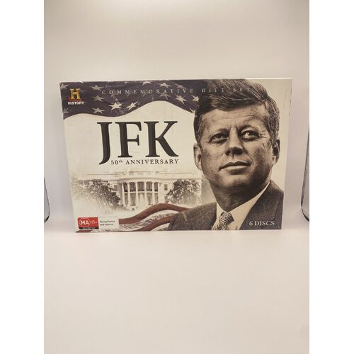JFK 50th Anniversary - 6 x Region 4 PAL DVD John F. Kennedy Free Postage