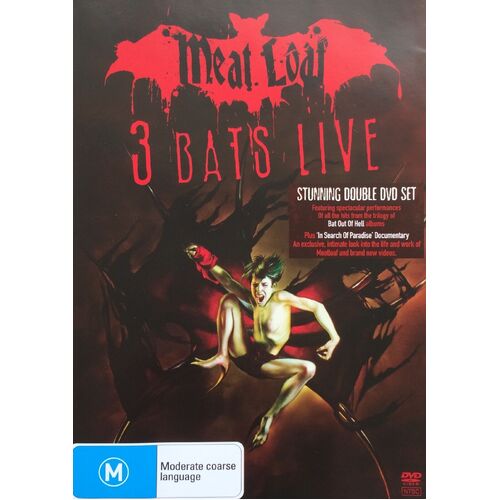 Meat Loaf - 3 Bats Live DVD (2 discs)