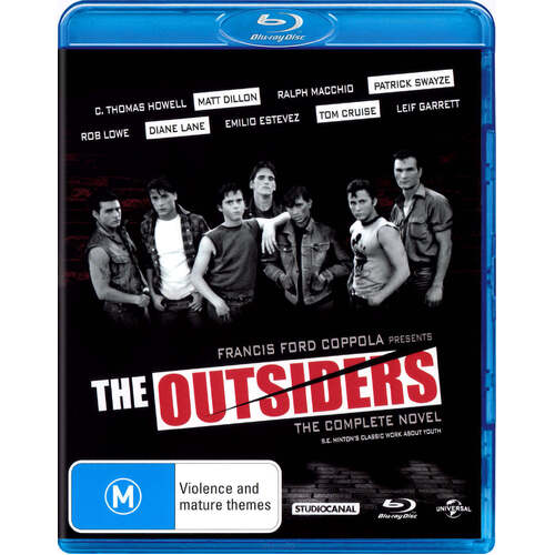 The Outsiders - The Complete Novel (Blu-Ray) New & Sealed - Region B