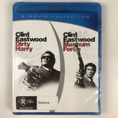 Dirty Harry/Magnum Force Clint Eastwood 2 Movie Collection Blu-Ray
