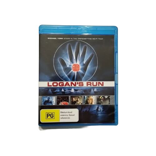 Logan's Run Vintage Sci-Fi Blu-ray RARE Cult Movie VGC