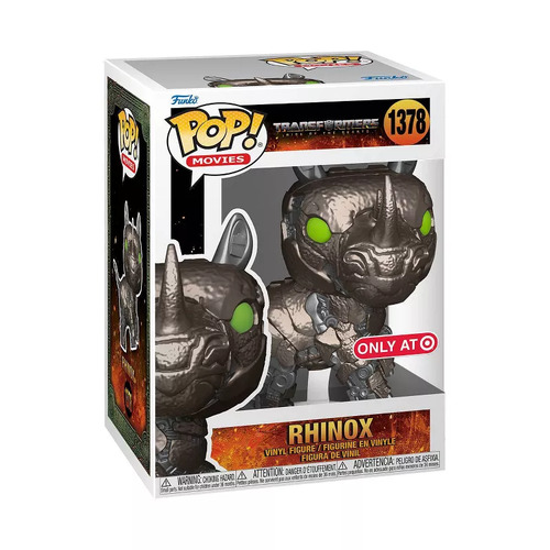 Funko POP! Movies: Transformers: Rise of the Beast - Rhinox Target Exclusive stickered